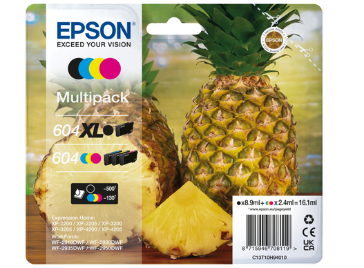 Epson Tintenpatronen Multipack 604 Xl (4 Farben) Epson Tintenpatronen Multipack 604 Xl (4 Farben)