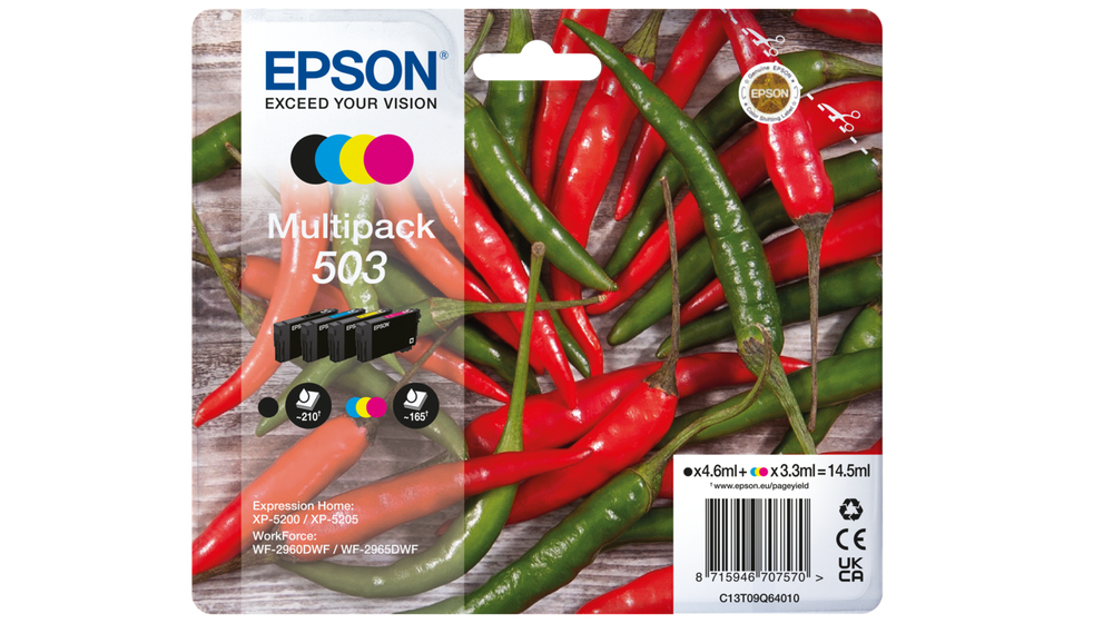 Epson Tintenpatronen Multipack 503 (4 Farben) Epson Tintenpatronen Multipack 503 (4 Farben)