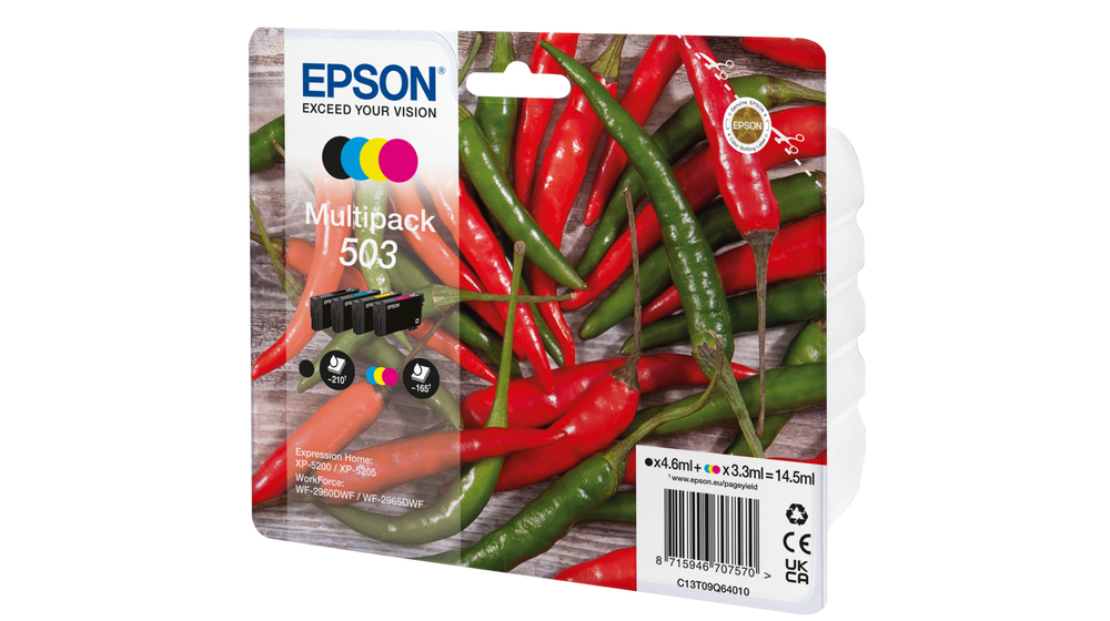 Epson Tintenpatronen Multipack 503 (4 Farben) Epson Tintenpatronen Multipack 503 (4 Farben) – Bild 2