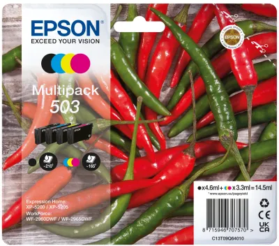 Epson Tintenpatronen Multipack 503 (4 Farben) Epson Tintenpatronen Multipack 503 (4 Farben)