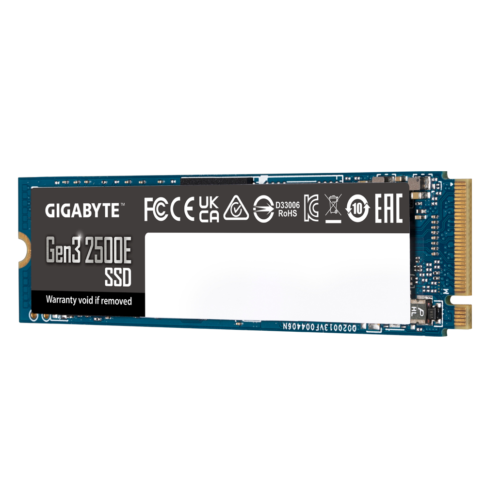 Gigabyte Gen3 2500E - SSD - 1 TB - intern - M.2 2280 - PCIe 3.0 x4 (NVMe) Gigabyte Gen3 2500E - SSD - 1 TB - intern - M.2 2280 - PCIe 3.0 x4 (NVMe) – Bild 4