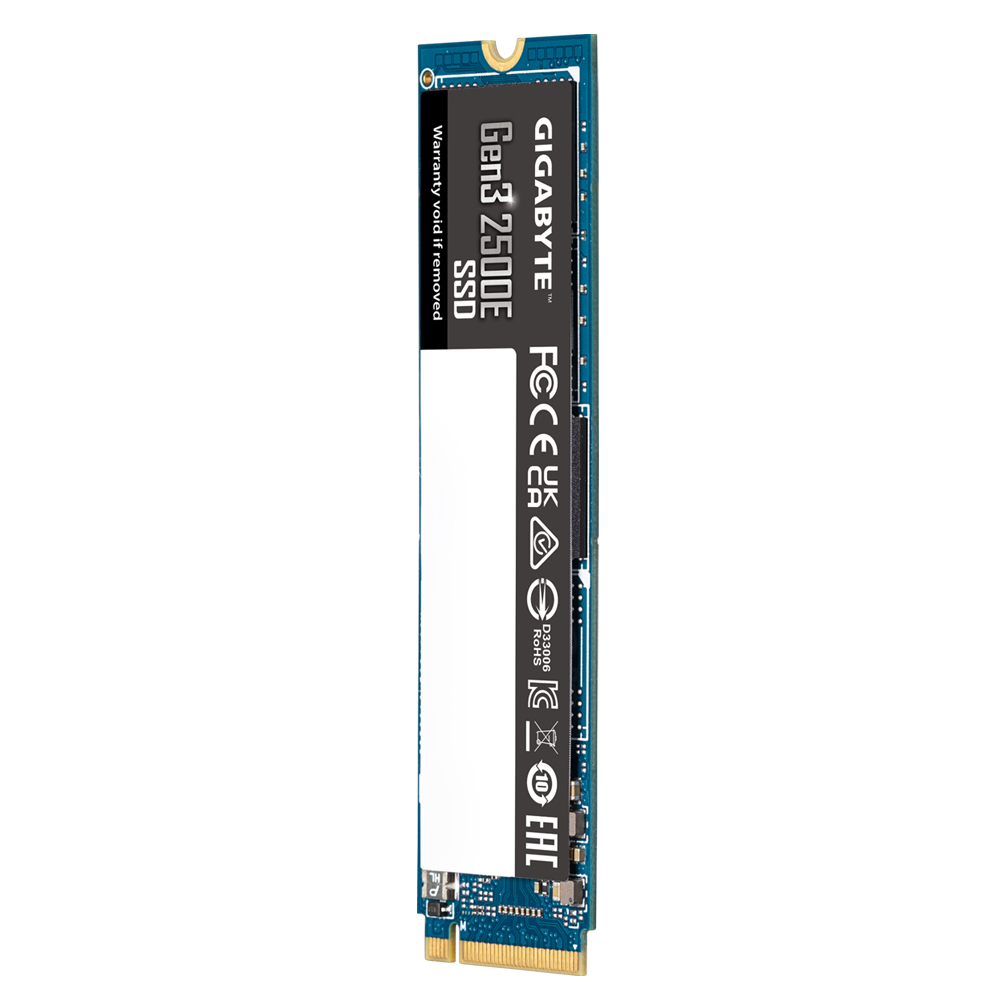 Gigabyte Gen3 2500E - SSD - 1 TB - intern - M.2 2280 - PCIe 3.0 x4 (NVMe) Gigabyte Gen3 2500E - SSD - 1 TB - intern - M.2 2280 - PCIe 3.0 x4 (NVMe) – Bild 5