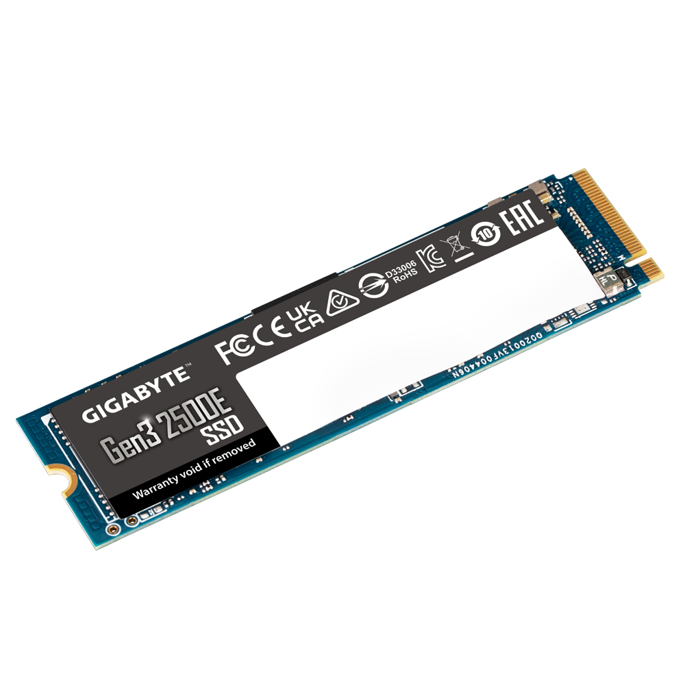 Gigabyte Gen3 2500E - SSD - 1 TB - intern - M.2 2280 - PCIe 3.0 x4 (NVMe) Gigabyte Gen3 2500E - SSD - 1 TB - intern - M.2 2280 - PCIe 3.0 x4 (NVMe) – Bild 6