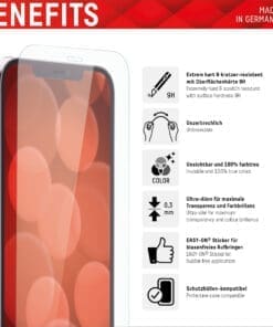 Alternative view of DISPLEX Panzerfolie 9H für Apple iPhone 14 Pro Max