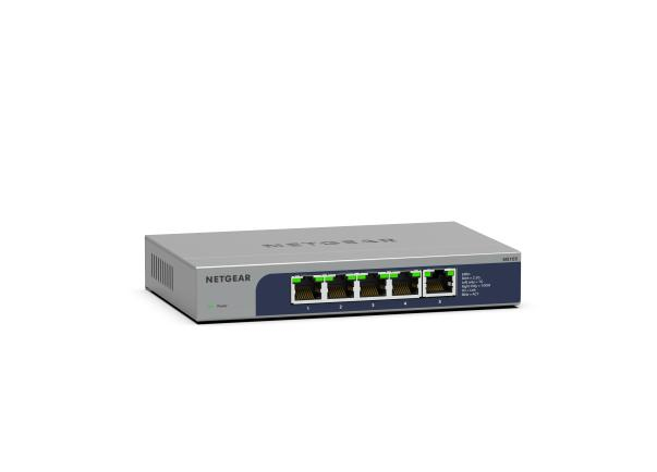 NETGEAR MS105-100EUS Netzwerk-Switch Unmanaged 2.5G Ethernet (100/1000/2500) Power over Ethernet (PoE) 1U NETGEAR MS105-100EUS Netzwerk-Switch Unmanaged 2.5G Ethernet (100/1000/2500) Power over Ethernet (PoE) 1U