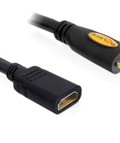 Delock Verlängerungskabel HDMI A Stecker > HDMI A Buchse 1 m