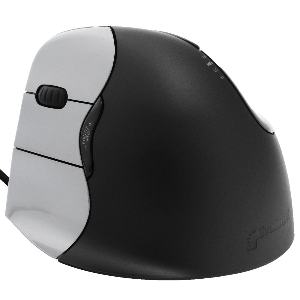 Evoluent VM4L, Ergonomische vertikale USB-Maus, Linkshänder Evoluent VM4L, Ergonomische vertikale USB-Maus, Linkshänder