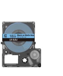 Epson 18mm blau schwarz LK5LBJ Schriftband matt 8m – Bild 3