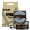 Epson Gift Tape - Schwarz / Schrift Gold 24mm