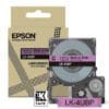 Epson 12mm violet schwarz LK4UBP Farbschriftband 8m