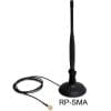 Delock WLAN 802.11 b/g/n Antenne RP-SMA 4 dBi omnidir. Gelenk mit magn. Standfuß