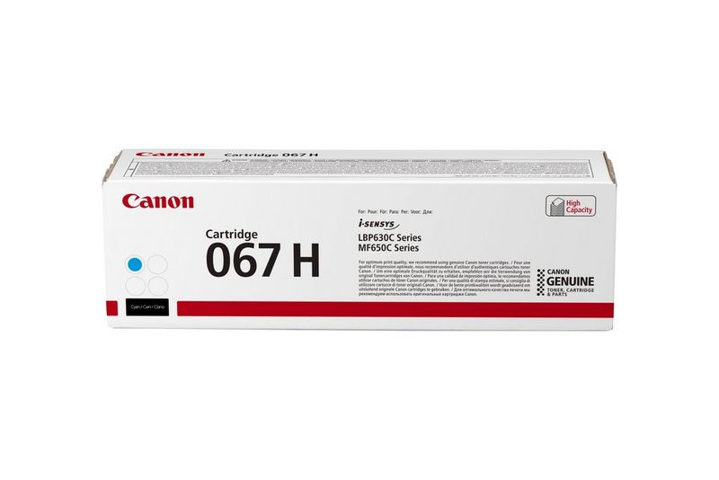 Canon 067H Tonerkartusche 1 Stück(e) Original Cyan Canon 067H Tonerkartusche 1 Stück(e) Original Cyan