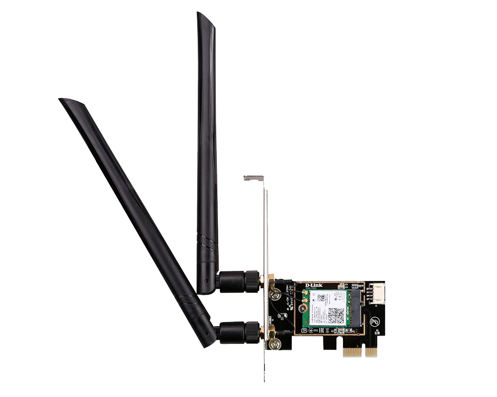 D-Link DWA-X582 AX3000 Wi-Fi 6 PCIe Adapter mit Bluetooth D-Link DWA-X582 AX3000 Wi-Fi 6 PCIe Adapter mit Bluetooth