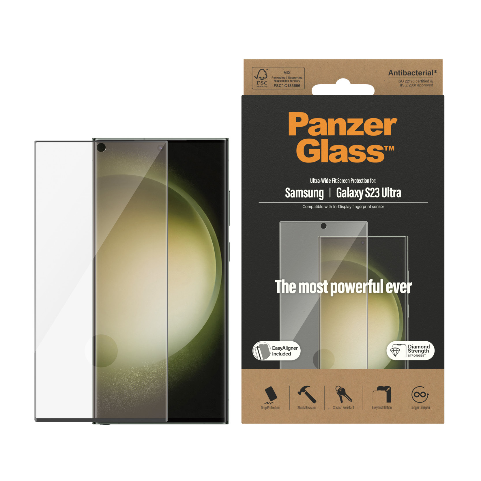 PanzerGlass Samsung Galaxy S23 Ultra UWF FP AB wA PanzerGlass Samsung Galaxy S23 Ultra UWF FP AB wA – Bild 2