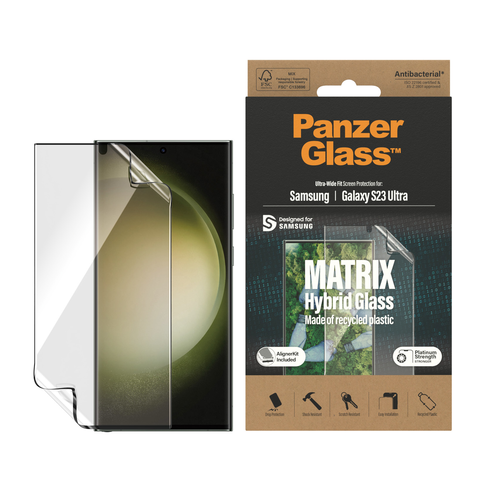 PanzerGlass MATRIX Galaxy S23 Ultra UWF PET-Film AB wA PanzerGlass MATRIX Galaxy S23 Ultra UWF PET-Film AB wA – Bild 2