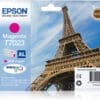 Epson Tintenpatrone T7023 Magenta XL (21,3ml) Erleben Sie mit dieser Tinte atemberaubend lebensechte Farben. Sie ist Teil eines Neun-Farben-Systems, das ein breites Farbspektrum erzielt.<br><br>Alle diese neuen Tinten besitzen eine hohe optische Dichte und verbessern die Farbübergänge in dunklen Bereichen. Das verleiht Ihren Bildern sowohl im Schwarzweiß- als auch im Farbdruck eine umwerfende Detailtreue. Die Reduzierung des Bronzetons ermöglicht extrem präzise Farbtöne.