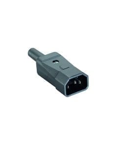 Bachmann Kaltgerätestecker mit SchutzkTyp C14,10A