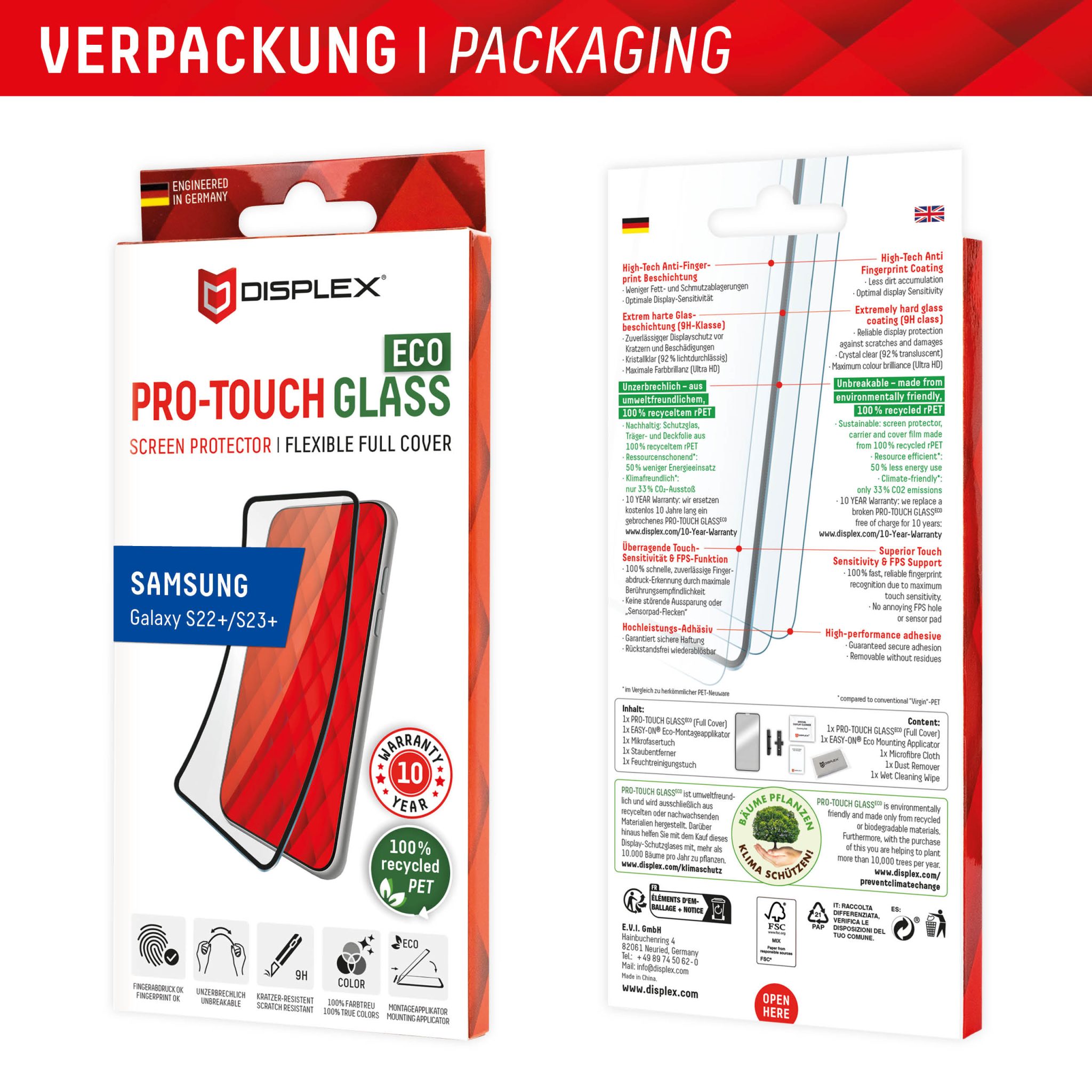 DISPLEX ProTouch Panzerfolie Eco Samsung S22+/S23+ DISPLEX ProTouch Panzerfolie Eco Samsung S22+/S23+ – Bild 8