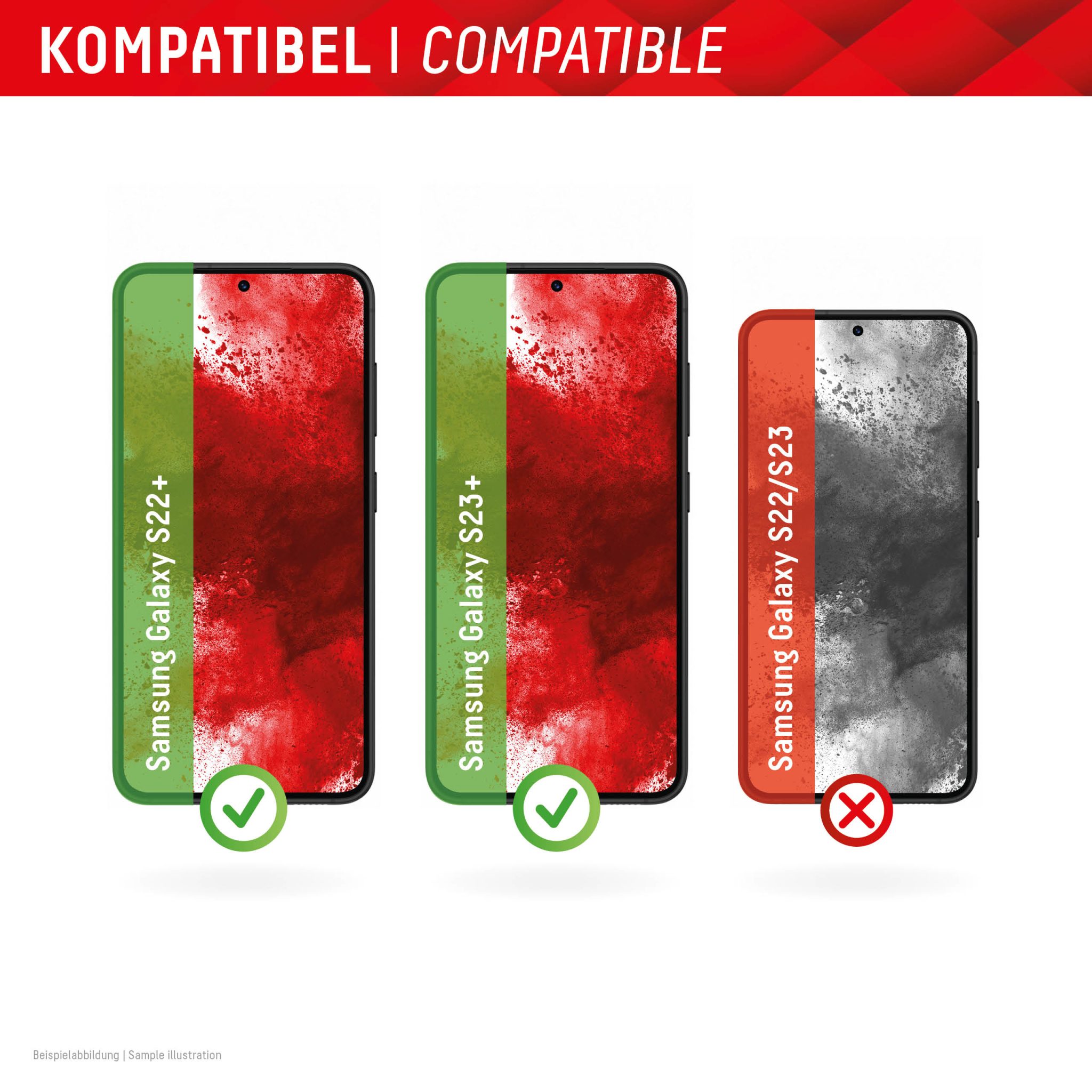 DISPLEX ProTouch Panzerfolie Eco Samsung S22+/S23+ DISPLEX ProTouch Panzerfolie Eco Samsung S22+/S23+ – Bild 5