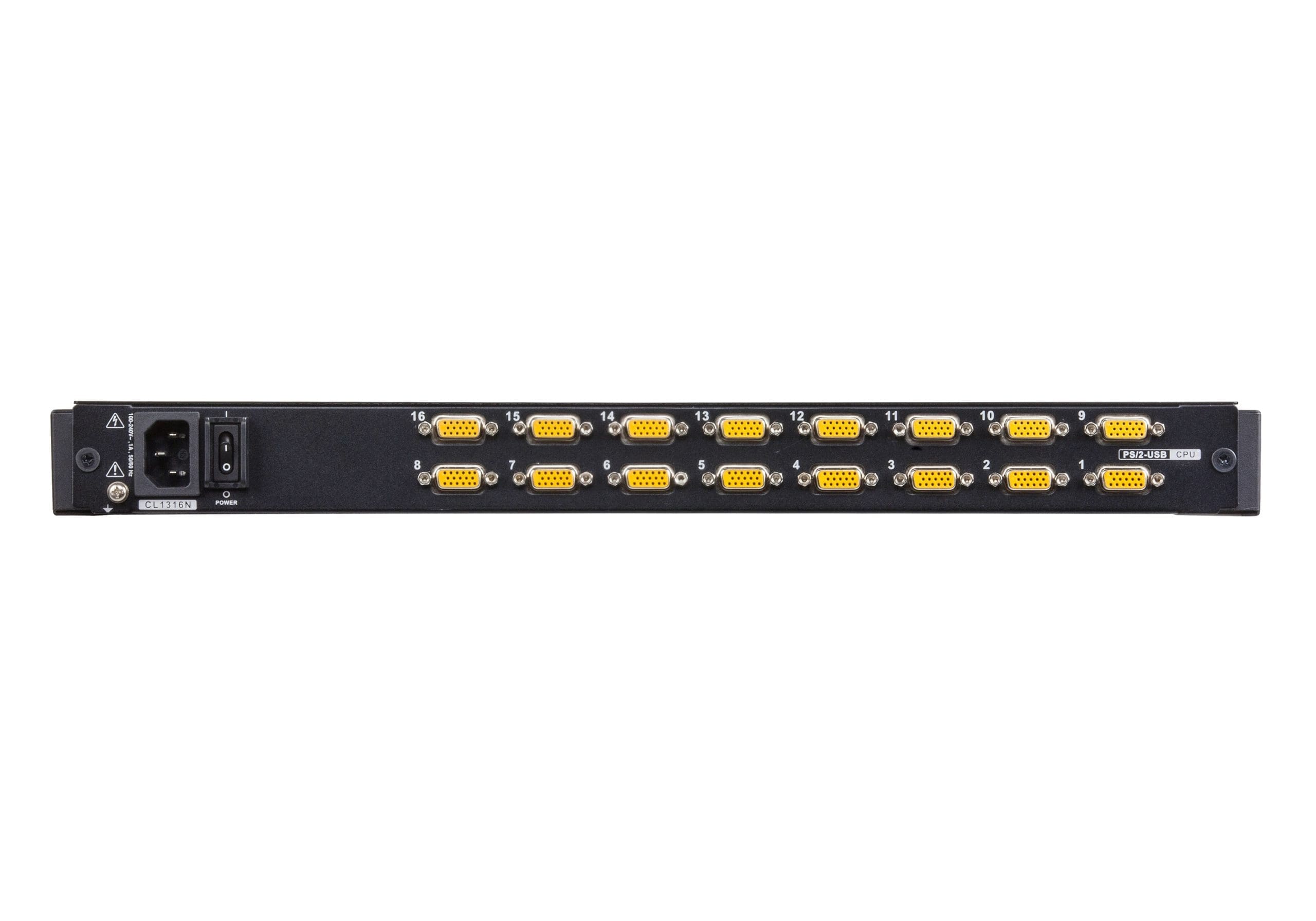 ATEN CL1316N SL KVM-Switch 16-Port, 19"-LCD-Konsole (PS/2-USB, VGA) SL-Layout ATEN CL1316N SL KVM-Switch 16-Port, 19"-LCD-Konsole (PS/2-USB, VGA) SL-Layout – Bild 2