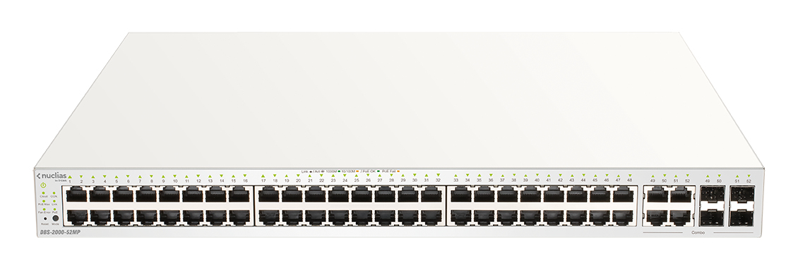 D-Link DBS-2000-52MP/E Nuclias 52-Port L2 PoE+ Gigabit Switch D-Link DBS-2000-52MP/E Nuclias 52-Port L2 PoE+ Gigabit Switch – Bild 2