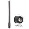 Delock Antenne ZigBee 868 MHz RP-SMA 2 dBi starr omnidirektional drehbar mit Kippgelenk schwarz
