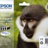 Epson Tintenpatronen T0895 Multipack (BK/M/C/Y) Austauschtoner in Cyan für Farbdrucker von KYOCERA.
