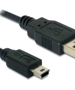 Delock Kabel USB 2.0-A > USB mini-B 5 Pin 1 m Stecker / Stecker