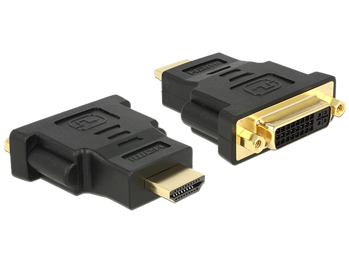 Delock Adapter HDMI Stecker > DVI 24+5 Pin Buchse Delock Adapter HDMI Stecker > DVI 24+5 Pin Buchse