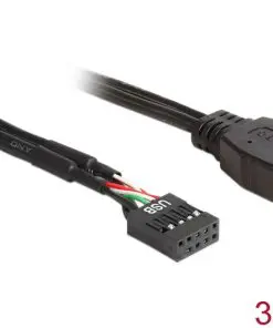 Delock Kabel USB 2.0 Pin Header Buchse > USB 3.0 Pin Header Stecker 30 cm
