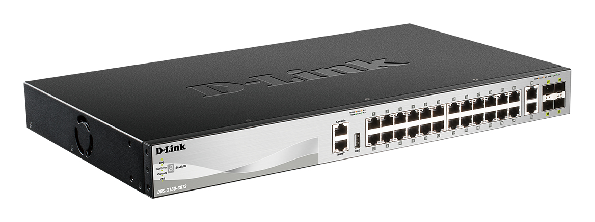 D-Link DGS-3130-30TS/E 30-Port L2+ Gigabit Stack Switch D-Link DGS-3130-30TS/E 30-Port L2+ Gigabit Stack Switch – Bild 2
