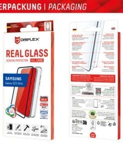 DISPLEX Panzerglas 10H inklusive Handyhülle transparent für Samsung Galaxy S23 Ultra – Bild 10