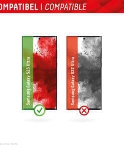DISPLEX Panzerglas 10H inklusive Handyhülle transparent für Samsung Galaxy S23 Ultra – Bild 7