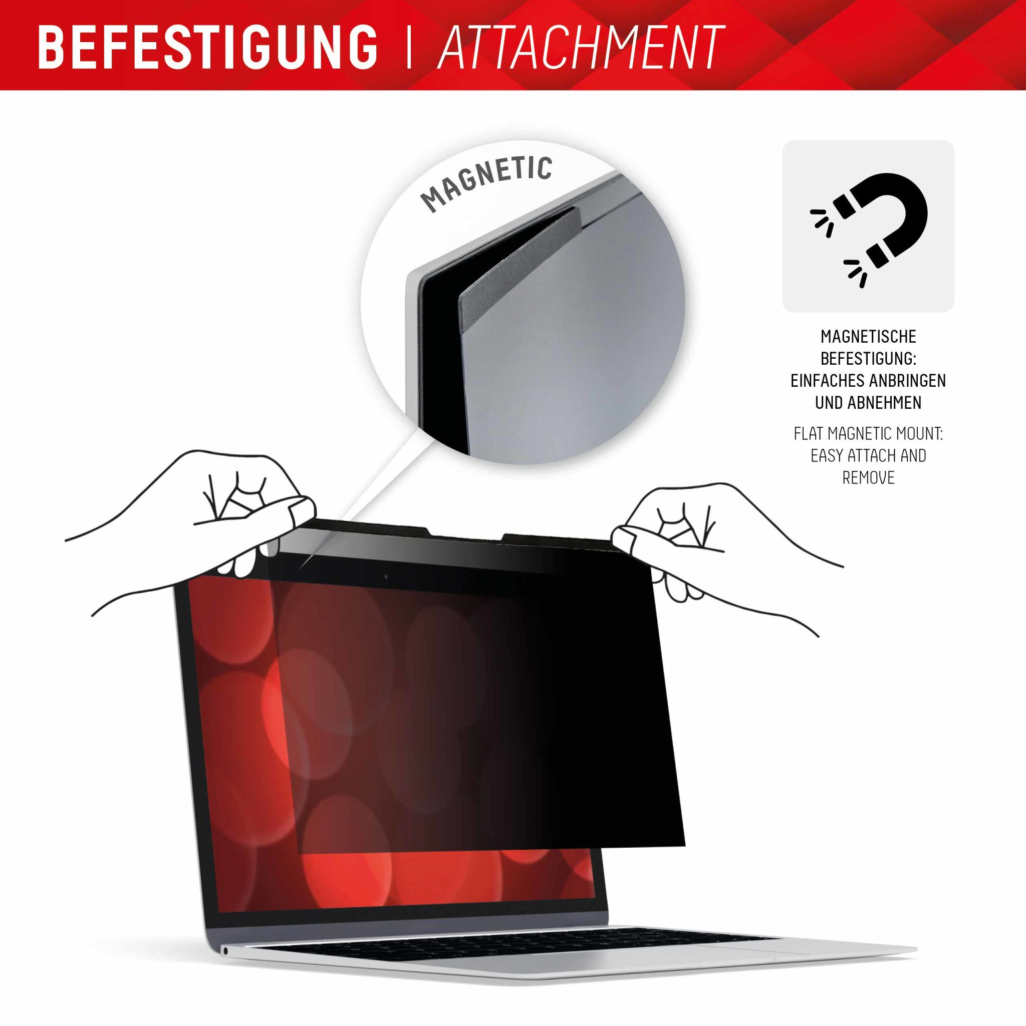 DISPLEX Sichtschutz / Privacy MacBook Air 13,6 Zoll DISPLEX Sichtschutz / Privacy MacBook Air 13,6 Zoll – Bild 4