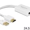 Delock Adapter HDMI-A Stecker > Displayport 1.2 Buchse weiß