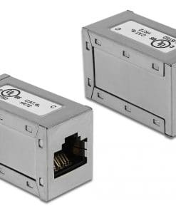 Delock Netzwerk Adapter RJ45 Buchse /Buchse Cat.6A