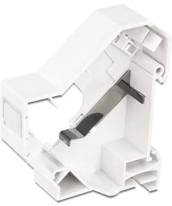 Delock Keystone Halterung für Hutschienen + Erdung