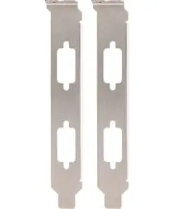 Alternative view of InLine® Slotblech, zur Befestigung von 2x 9pol. Sub D St. oder Bu., 2er Pack