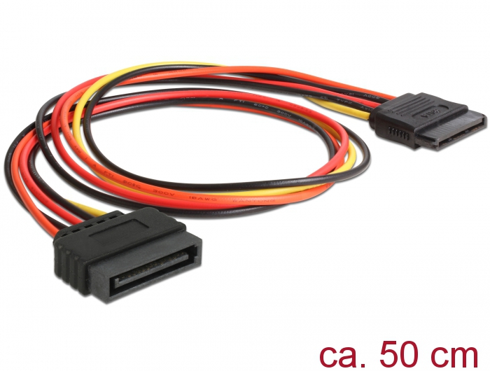 Delock Kabel Power SATA 15 Pin Stecker > SATA 5 Pin Buchse Delock Kabel Power SATA 15 Pin Stecker > SATA 5 Pin Buchse