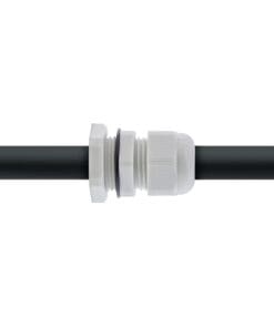 InLine® Kabeldurchführung PG 13.5 Nylon IP68 6-12mm, grau, 10 Stück, grau – Bild 6