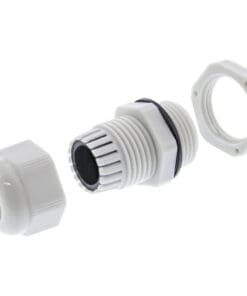 InLine® Kabeldurchführung PG 13.5 Nylon IP68 6-12mm, grau, 10 Stück, grau – Bild 5