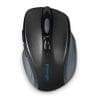 Kensington Pro Fit™ kabellose Mid-Size-Maus Kensington Pro Fit® kabellose Mid-Size-Maus – saphirblau. Formfaktor: rechts. Bewegungerfassungs Technologie: Optisch, Geräteschnittstelle: RF Wireless, Bewegung Auflösung: 1750 DPI, Tastentyp: Gedrückte Tasten, Scroll Typ: Rad. Energiequelle: Batterien. Produktfarbe: Blau
