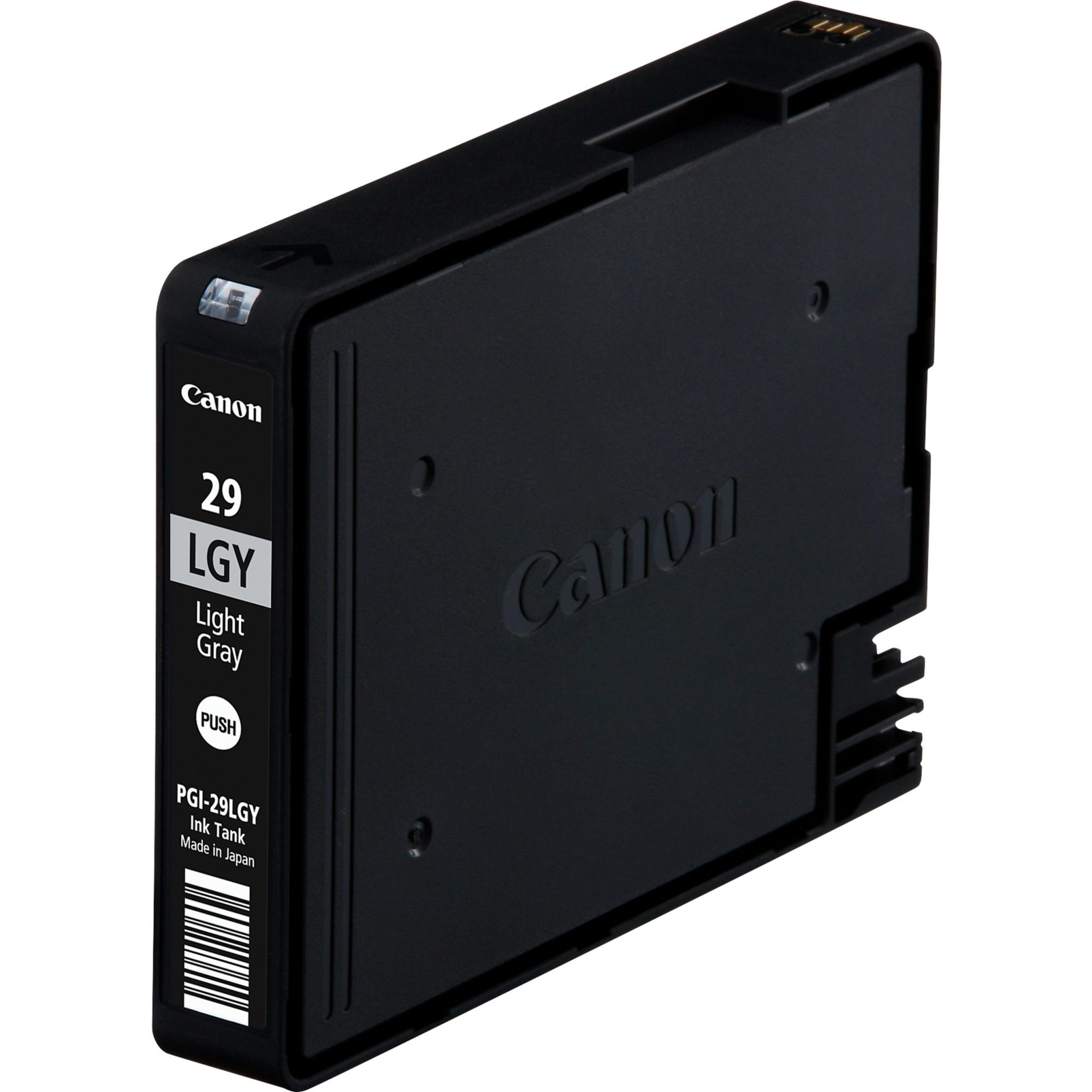 Canon Tintenpatronen PGI-29 hellgrau (36ml) Die professionellen LUCIA-Tinten liefern intensive, satte Farben, einen hervorragenden Farbumfang und zuverlässige Qualität. Dieses pigmentbasierte Tintensystem sorgt für herausragende Farbstabilität Ihrer Fotos. Mit dem 36 ml fassenden Tintentank mit cyanfarbener Tinte können bis zu 1.800 Fotos im Format 10 x 15 cm bzw. 230 Fotos im A3+-Format mit Rand gedruckt werden.