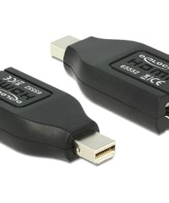Delock Adapter mini DisplayPort St > HDMI Buchse black
