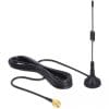 Delock Antenne ISM 433 MHz SMA 3 dBi omni star mit Kippgelenk schwarz