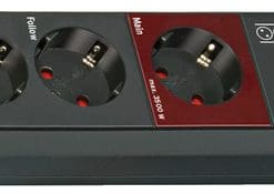 Brennenstuhl ÜSS 19.500A Secure-Tec Automatic 6-fach, anthrazit, 3m