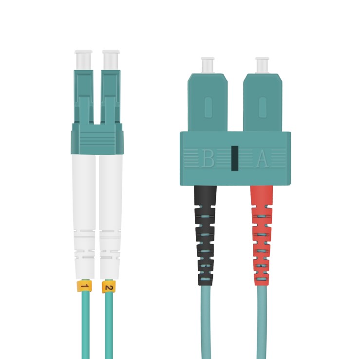 helos LWL OM3 Patchkabel Duplex LSZH 3,0mm LC/SC aqua 20,0m helos LWL OM3 Patchkabel Duplex LSZH 3,0mm LC/SC aqua 20,0m