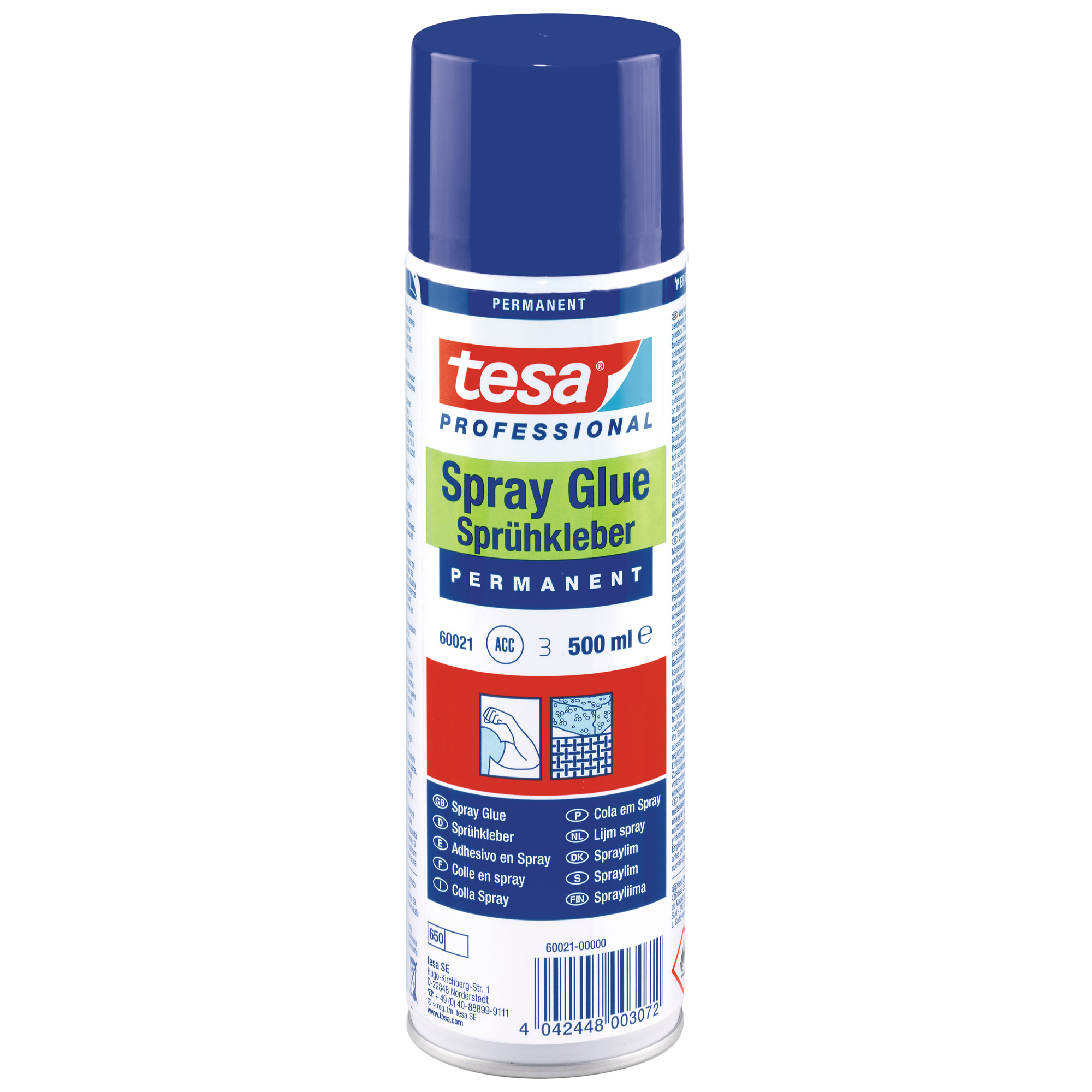 tesa Sprühkleber permanent, 500ml tesa Sprühkleber permanent, 500ml
