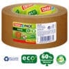 tesa pack paper ecoLogo, 50m x 50mm, braun tesa pack, zwei Rollen (PVC), 66m x 55mm, plus tesapack-Handabroller