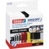 tesa On- & Off-Klettband extra stark, 1m x 50mm, schwarz, schwarz tesa Isolierklebeband, 10m x 15mm, schwarz